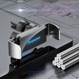 image-Intelligent Automatic Car Phone Holder Air Vent Mount Holder For Phone Car Products Universal Stand