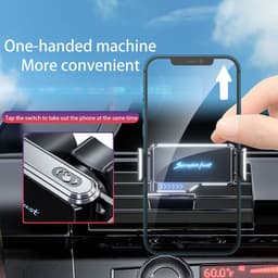 image-Intelligent Automatic Car Phone Holder Air Vent Mount Holder For Phone Car Products Universal Stand