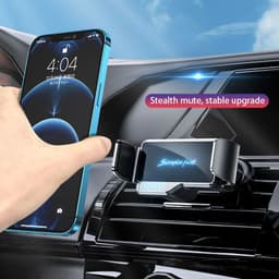 image-Intelligent Automatic Car Phone Holder Air Vent Mount Holder For Phone Car Products Universal Stand