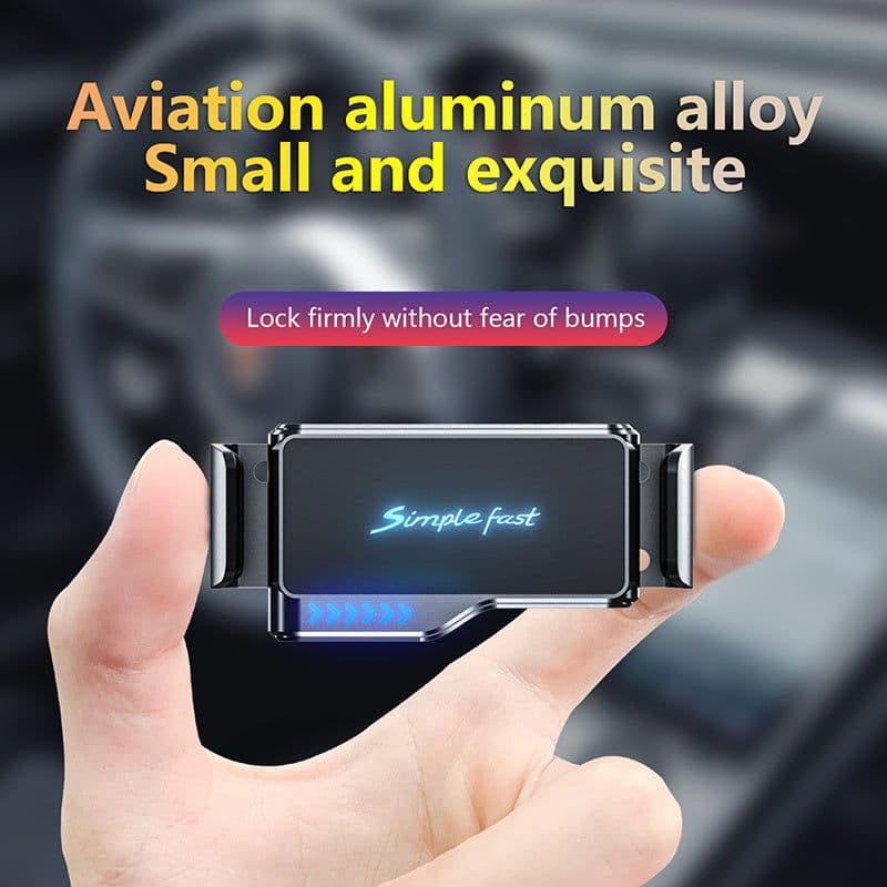 image-Intelligent Automatic Car Phone Holder Air Vent Mount Holder For Phone Car Products Universal Stand