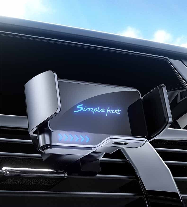image-Intelligent Automatic Car Phone Holder Air Vent Mount Holder For Phone Car Products Universal Stand