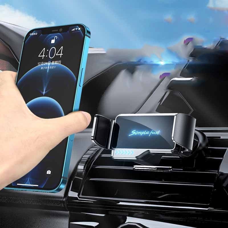 image-Intelligent Automatic Car Phone Holder Air Vent Mount Holder For Phone Car Products Universal Stand