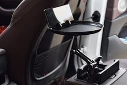 image-Adjustable Car Cup Holder Drink Coffee Bottle Organizer Accessories Food Tray Automobiles Table For Burgers French Fries