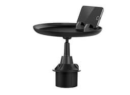 image-Adjustable Car Cup Holder Drink Coffee Bottle Organizer Accessories Food Tray Automobiles Table For Burgers French Fries