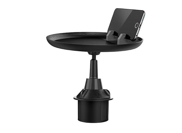 image-Adjustable Car Cup Holder Drink Coffee Bottle Organizer Accessories Food Tray Automobiles Table For Burgers French Fries