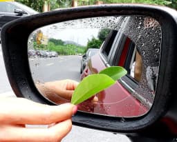 image-Car Rearview Mirror Rainproof Film Anti-fog Nano