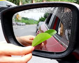 image-Car Rearview Mirror Rainproof Film Anti-fog Nano