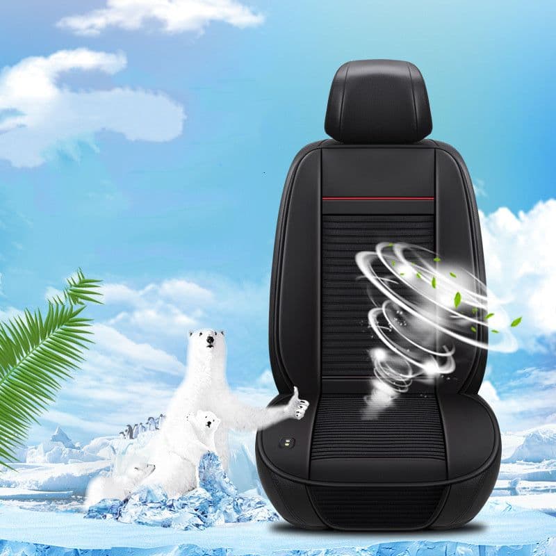 image-Blowing And Cooling Seat Cushion Car With Ice Silk