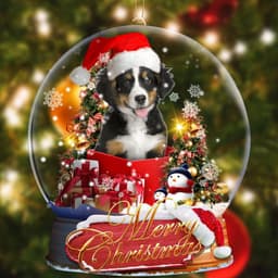 image-Car Pendant Sleeping Dog Angel Home Decor Acrylic Showcase Hanging Ornaments For Doors