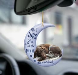 image-Car Pendant Sleeping Dog Angel Home Decor Acrylic Showcase Hanging Ornaments For Doors