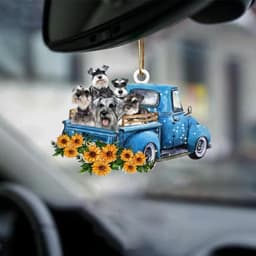 image-Car Pendant Sleeping Dog Angel Home Decor Acrylic Showcase Hanging Ornaments For Doors