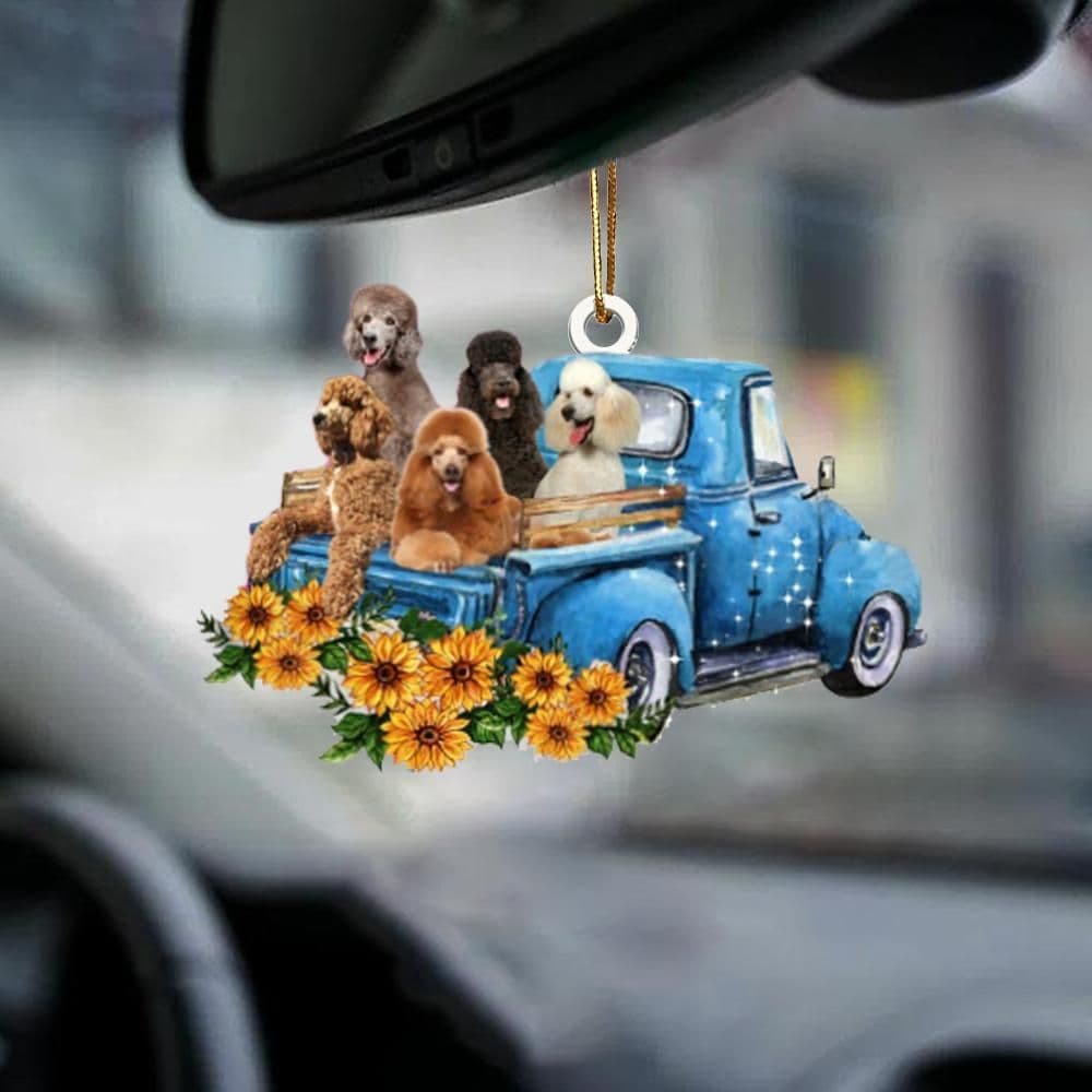 image-Car Pendant Sleeping Dog Angel Home Decor Acrylic Showcase Hanging Ornaments For Doors