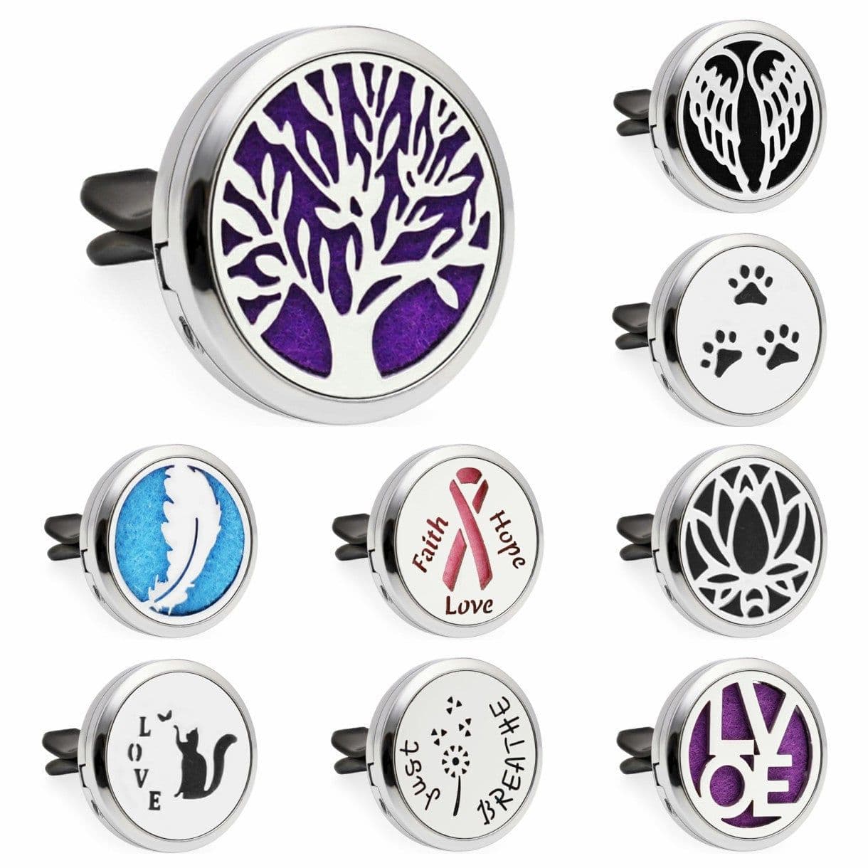 image-Car Air Conditioning Air Outlet Perfume Clip Car Accessories Ornaments