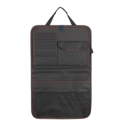 image-Car Seat Back Storage Bag Car Organizer Bag Foldable Dining Table Tray Travel Storage Bag Car Interior Accessories
