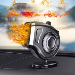 image-Warm Cold Dual Use Car Low Noise Defog Windscreen Fan Heater Demister Car Heater Fan Heater Window Mist Remover