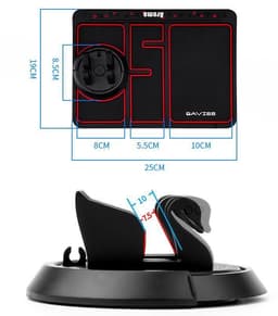 image-Non-Slip Car Phone Pad For 4-in-1 Car Parking Number Card Anti-Slip Mat Auto Phone Holder Sticky Anti Slide Dash Phone Mount