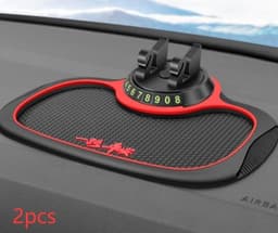 image-Non-Slip Car Phone Pad For 4-in-1 Car Parking Number Card Anti-Slip Mat Auto Phone Holder Sticky Anti Slide Dash Phone Mount