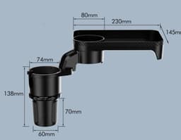 image-Simple Car 360 Degree Rotating Dinner Plate Tray