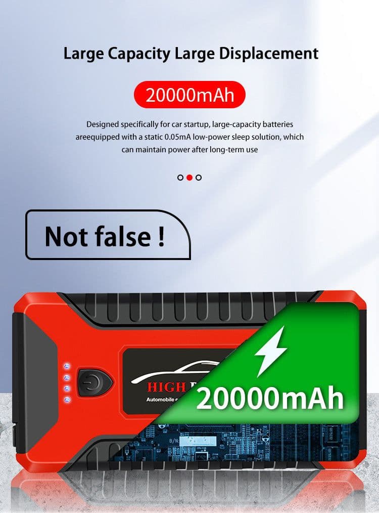 image-Car Emergency Starter Power Bank With SOS Light