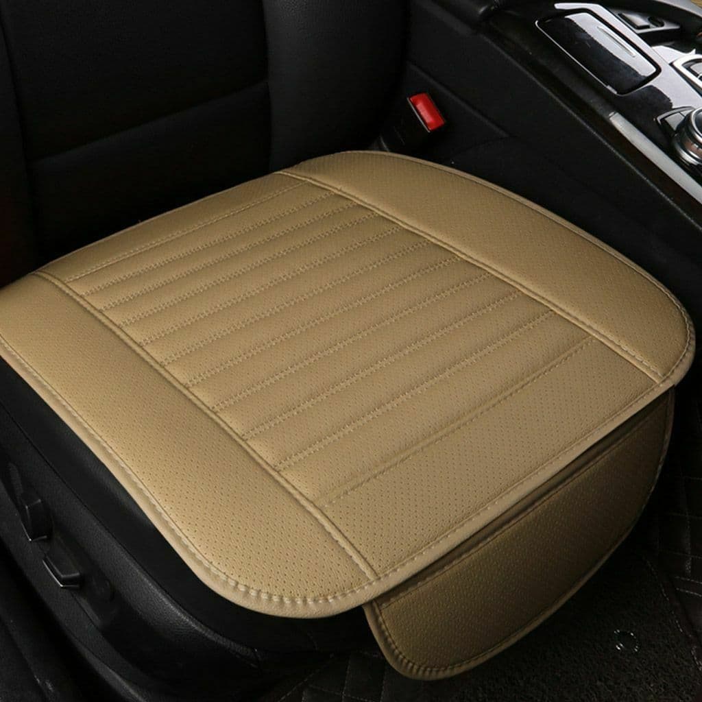 image-3D Universal PU Leather Car Seat Cover Breathable Pad Mat For Auto Chair Cushion