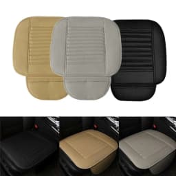 image-3D Universal PU Leather Car Seat Cover Breathable Pad Mat For Auto Chair Cushion