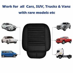 image-3D Universal PU Leather Car Seat Cover Breathable Pad Mat For Auto Chair Cushion