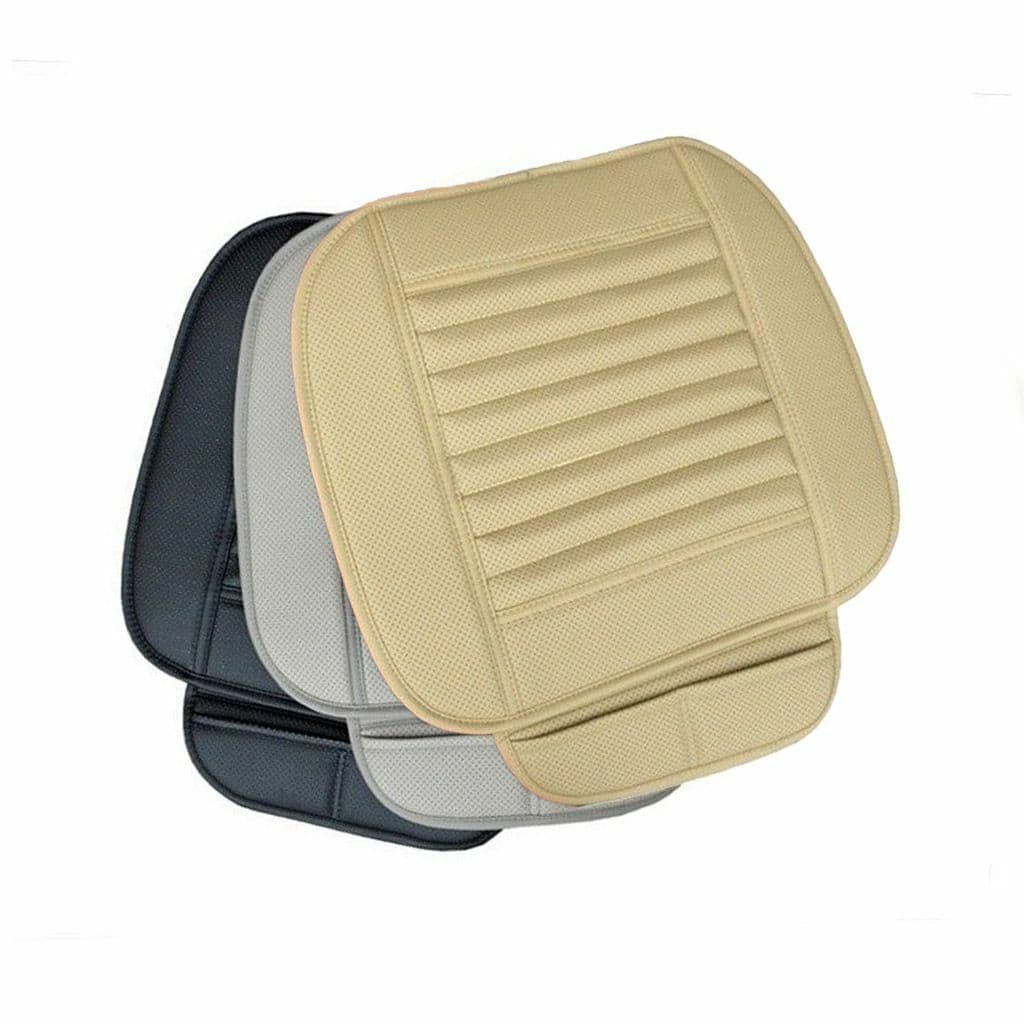 image-3D Universal PU Leather Car Seat Cover Breathable Pad Mat For Auto Chair Cushion