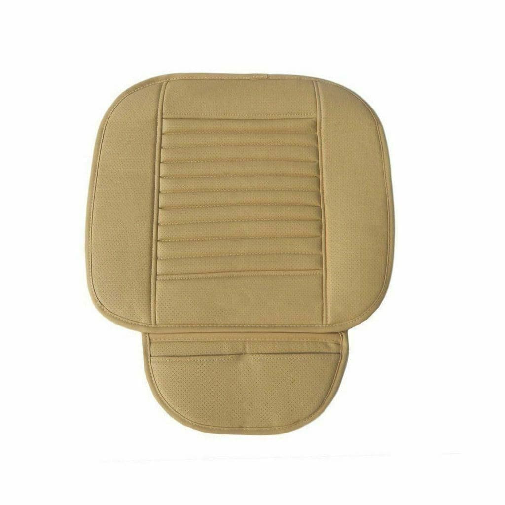 image-3D Universal PU Leather Car Seat Cover Breathable Pad Mat For Auto Chair Cushion