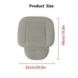 image-3D Universal PU Leather Car Seat Cover Breathable Pad Mat For Auto Chair Cushion