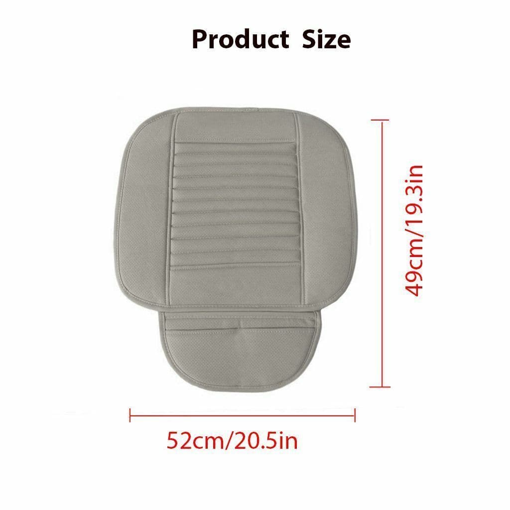 image-3D Universal PU Leather Car Seat Cover Breathable Pad Mat For Auto Chair Cushion