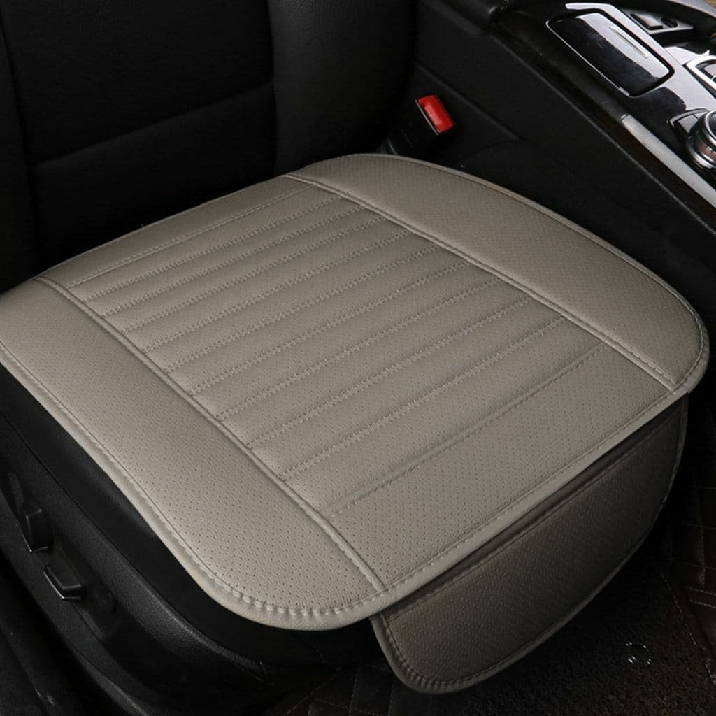 image-3D Universal PU Leather Car Seat Cover Breathable Pad Mat For Auto Chair Cushion