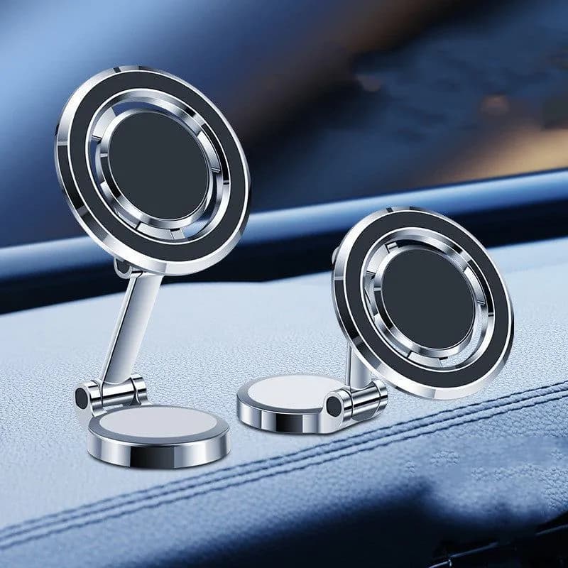 image-Mobile Phone Holder Clip Fixation Mount Phone Holder In Car Flexible Clip Double 360 Degree Stand Bracket Support