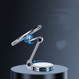 image-Mobile Phone Holder Clip Fixation Mount Phone Holder In Car Flexible Clip Double 360 Degree Stand Bracket Support