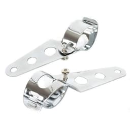 image-Motorcycle Headlight Turn Signal Indicator Blinker Light With Bracket Headlamp For Cafe Racer