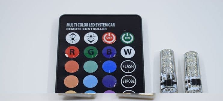 image-Colorful remote control driving light