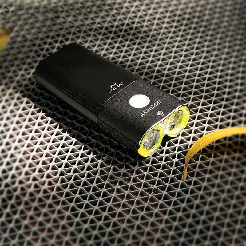 image-Waterproof Bicycle Bike Headlight 1600 Lumens Power Bank