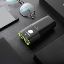 image-Waterproof Bicycle Bike Headlight 1600 Lumens Power Bank
