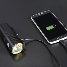 image-Waterproof Bicycle Bike Headlight 1600 Lumens Power Bank