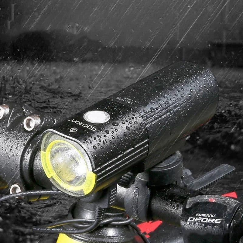 image-Waterproof Bicycle Bike Headlight 1600 Lumens Power Bank