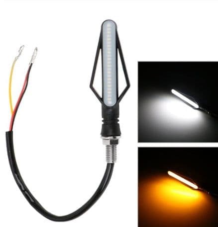 image-Fire arrow motorcycle turn signal running water brake light