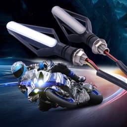 image-Fire arrow motorcycle turn signal running water brake light