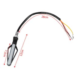 image-Fire arrow motorcycle turn signal running water brake light