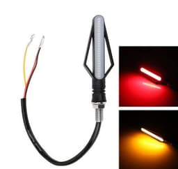 image-Fire arrow motorcycle turn signal running water brake light
