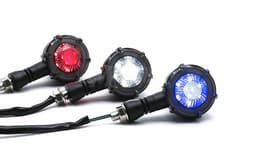 image-Turn Signal Lights, Motorcycle Modification LED Two-Color Water Indicator Signal