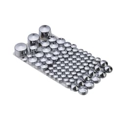 image-87pcs Motorcycle Chrome ABS Bolt Toppers Kit Softail Twin Cam 1984-2006