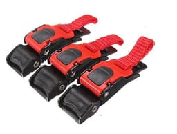 image-3 unids piezas Motocicleta bicicleta ATV casco correa de mentón Clip de costura de velocidad 3 hebilla de liberación rápida