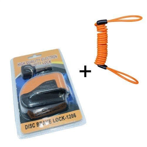 image-Motorcycle alarm disc brake lock anti-theft lock