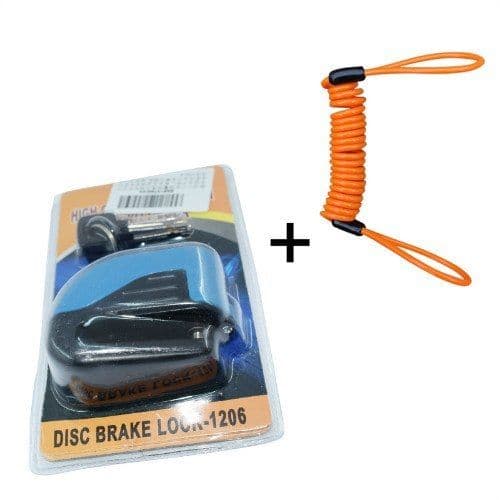 image-Motorcycle alarm disc brake lock anti-theft lock