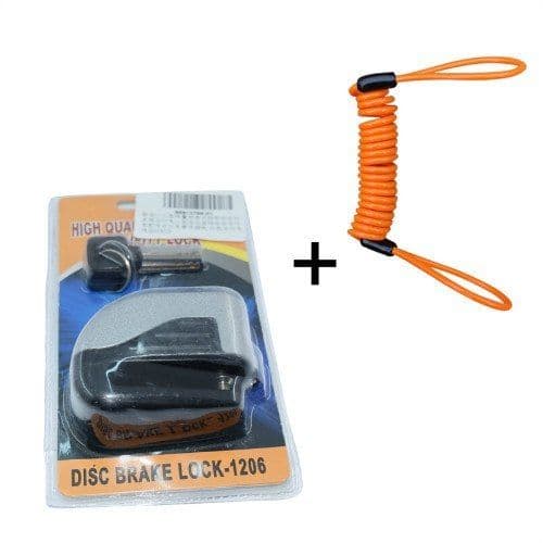 image-Motorcycle alarm disc brake lock anti-theft lock