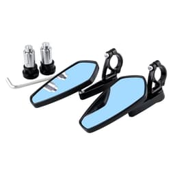 image-Motorcycle accessories high grade motorcycle retrofitted mirror hand, mirror 22MM all aluminum reversing mirror